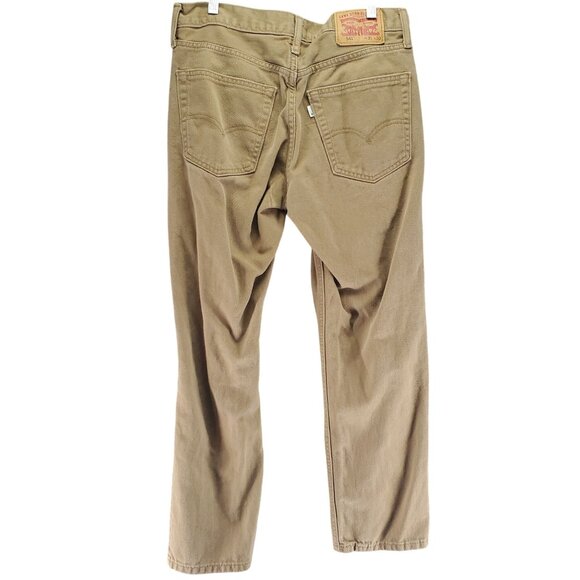 Levis Jeans Mens 31x30 Brown 541 Athletic Taper 100% Cotton Denim - Picture 1 of 9
